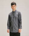 Camisa Manga Larga Gris,GRIS